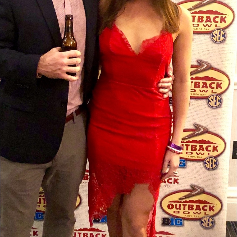 X by NBD Red Cocktail Dress